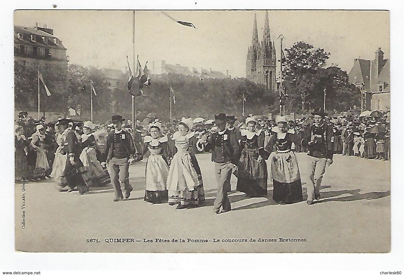 CPA 29 - Quimper - Les Fêtes De La Pomme - Le Concours De Danses Bretonnes - Quimper