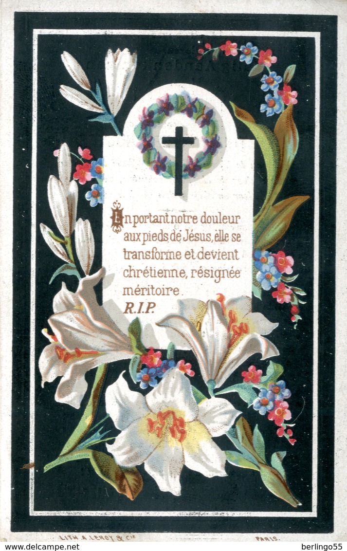 Dp. Aerts Joannes. Echtg. Van Eeckhoutte Justina. ° Turnhout ....... † Turnhout 1886  (2 Scan's) - Religion & Esotérisme