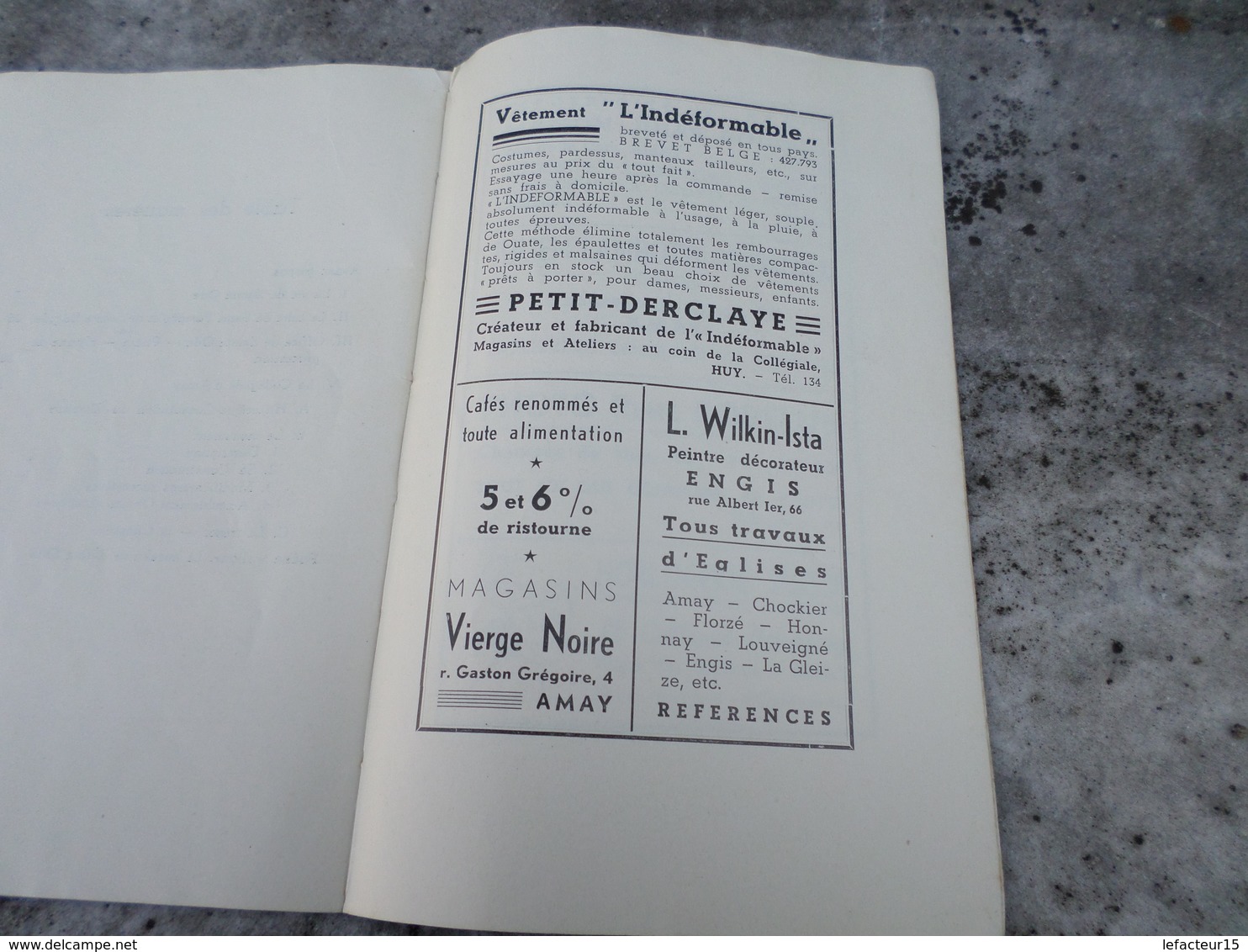 Amay,guide Illustré Du Pélerin  En 1939 - Programmi