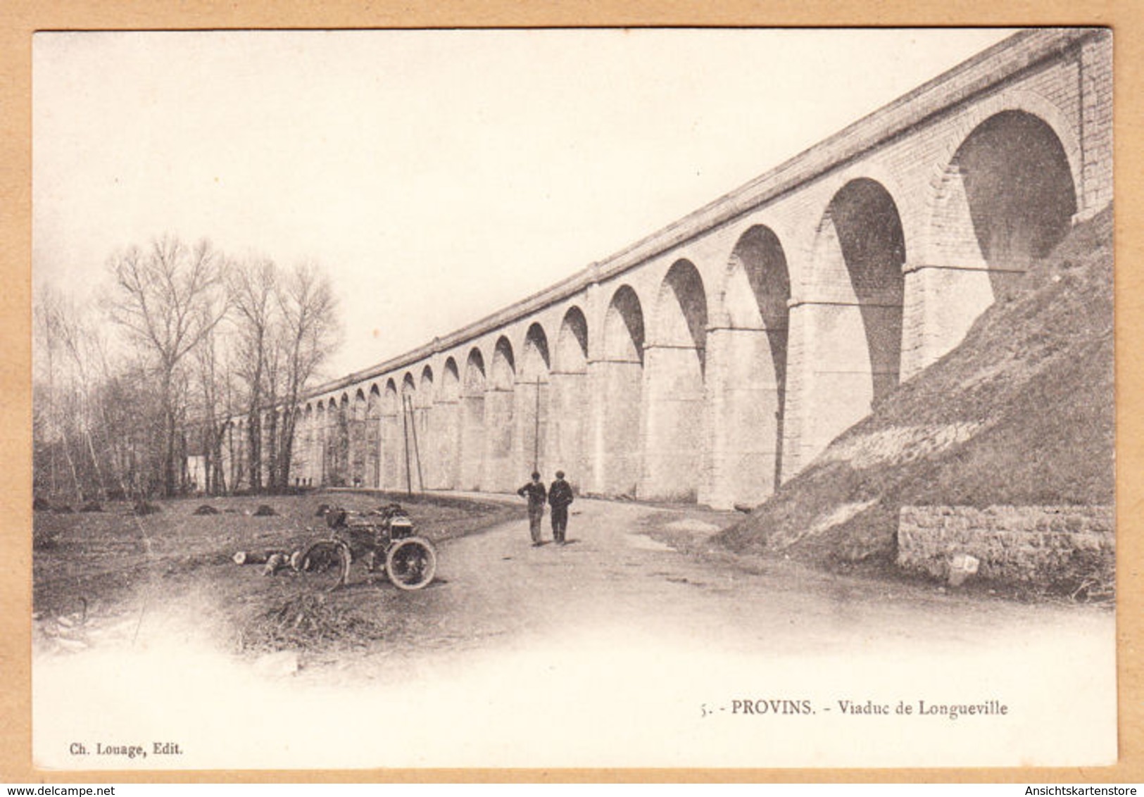 CPA Provins, Viaduc De Longueville, Ungel. - Provins