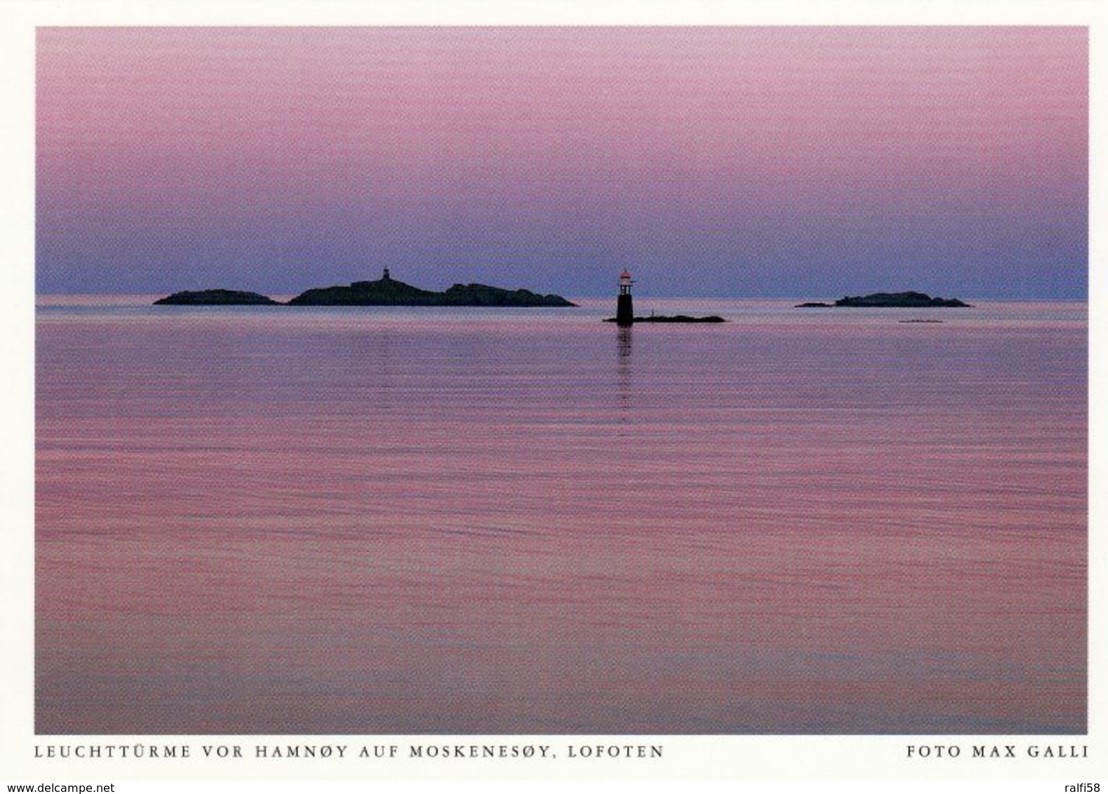 1 AK Norwegen / Lofoten * Leuchttürme Vor Hannoy Auf Der Insel Moskenesøy * - Norwegen