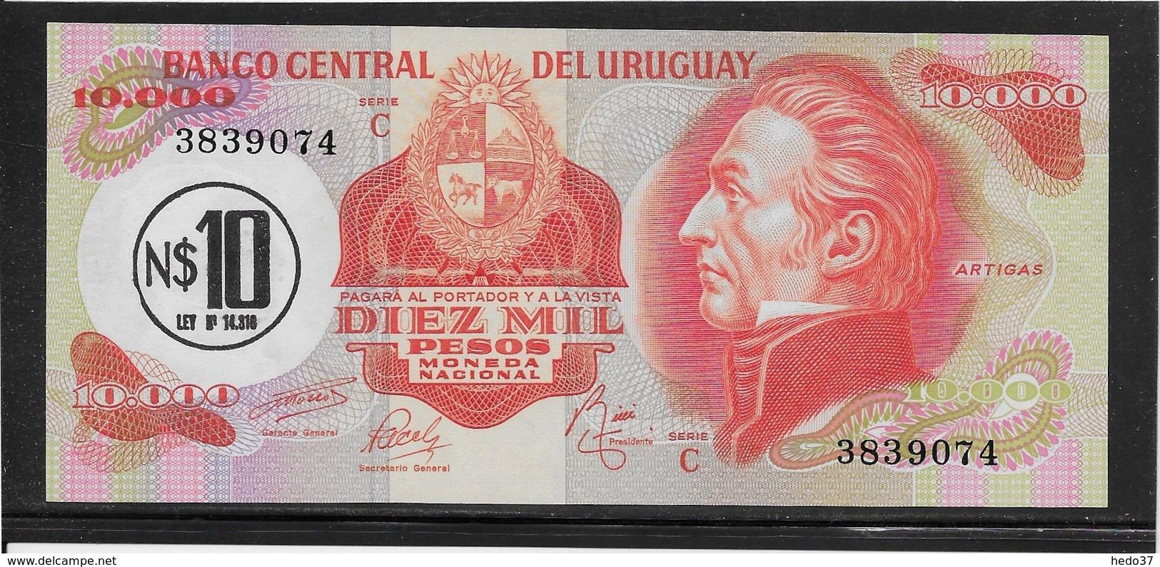 Uruguay - 10 Pesos - Pick N°58 - NEUF - Uruguay
