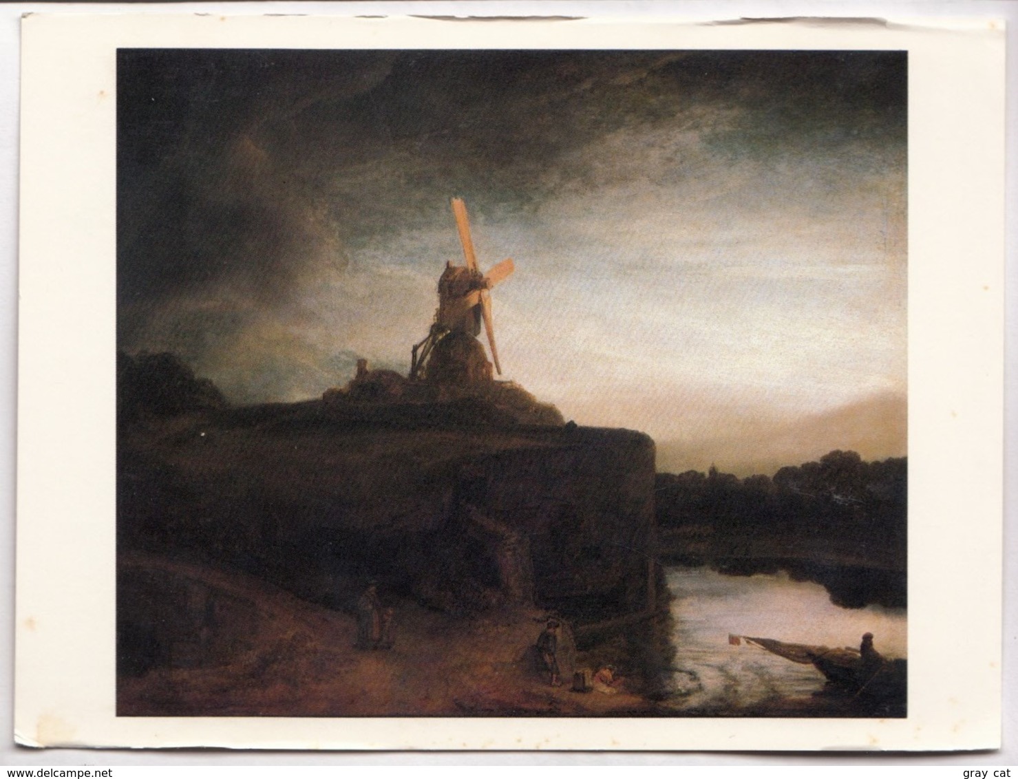 The Mill, Rembrandt Van Ryn, Used Postcard [23415] - Paintings