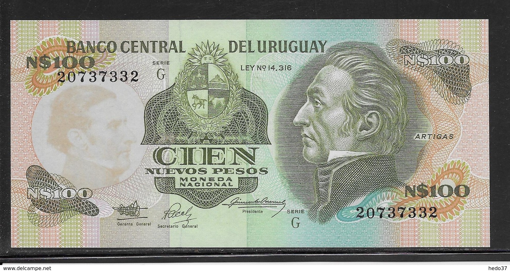 Uruguay - 100 Pesos - Pick N°62A - NEUF - Uruguay