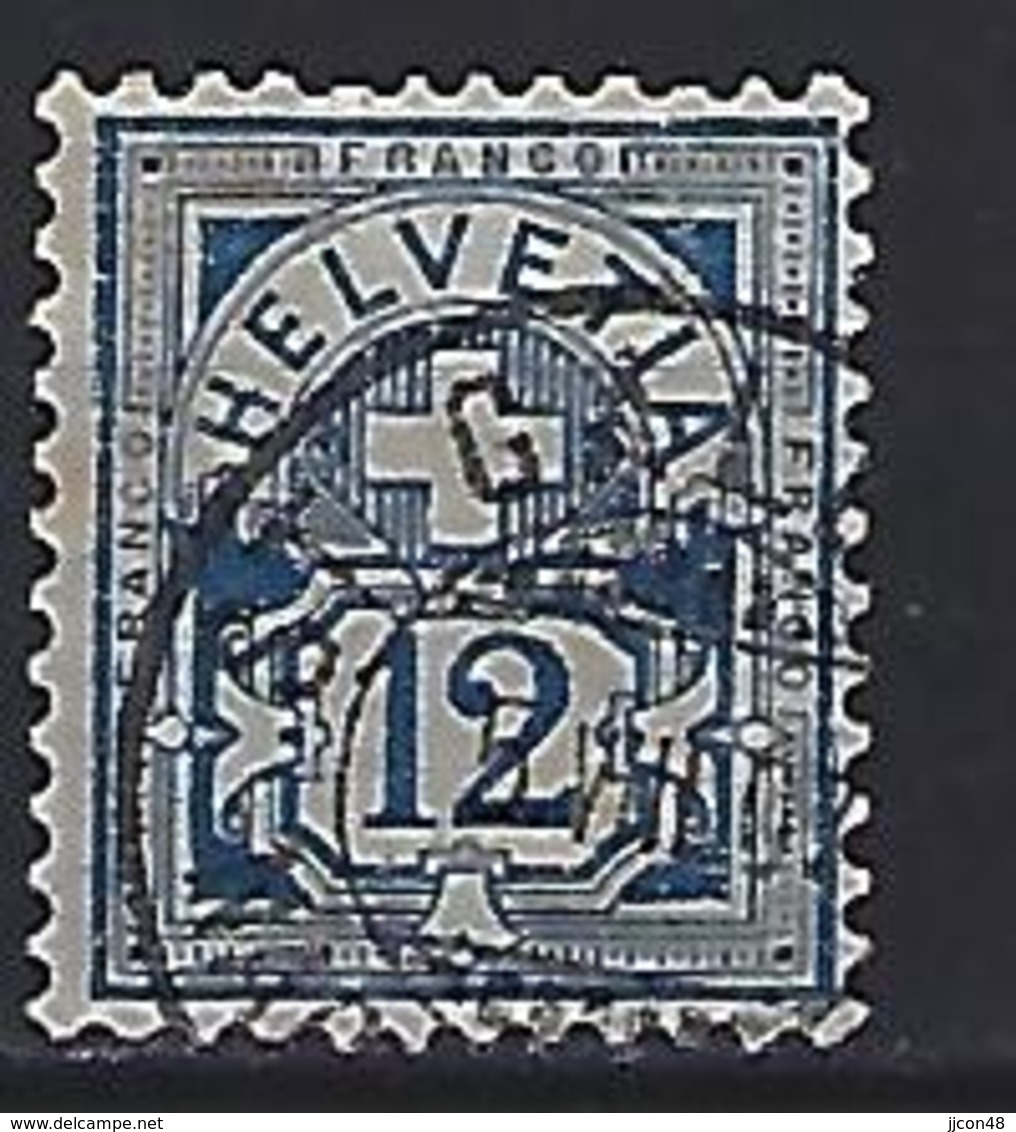 Switzerland 1906 Arms  Mi.86 - Used Stamps