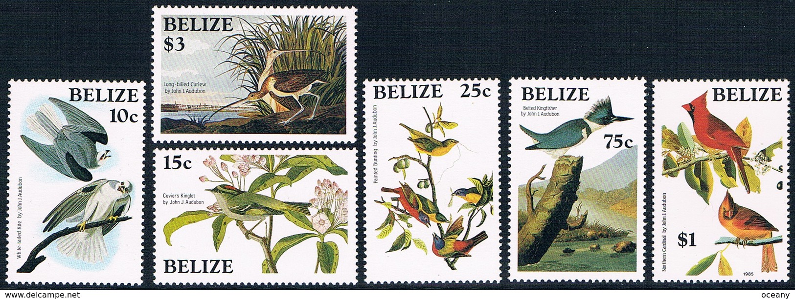 Belize - Oiseaux 705/710 ** - Autres & Non Classés