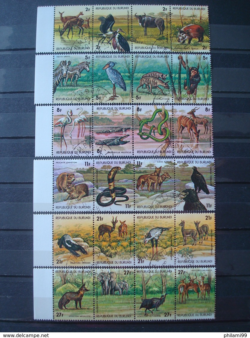 RWANDA ZAIRE MNH** BURUNDI Used / 4 SCANS / NICE THEMA O/w FAUNA, IMPERFORATED, BUZIN - Collezioni