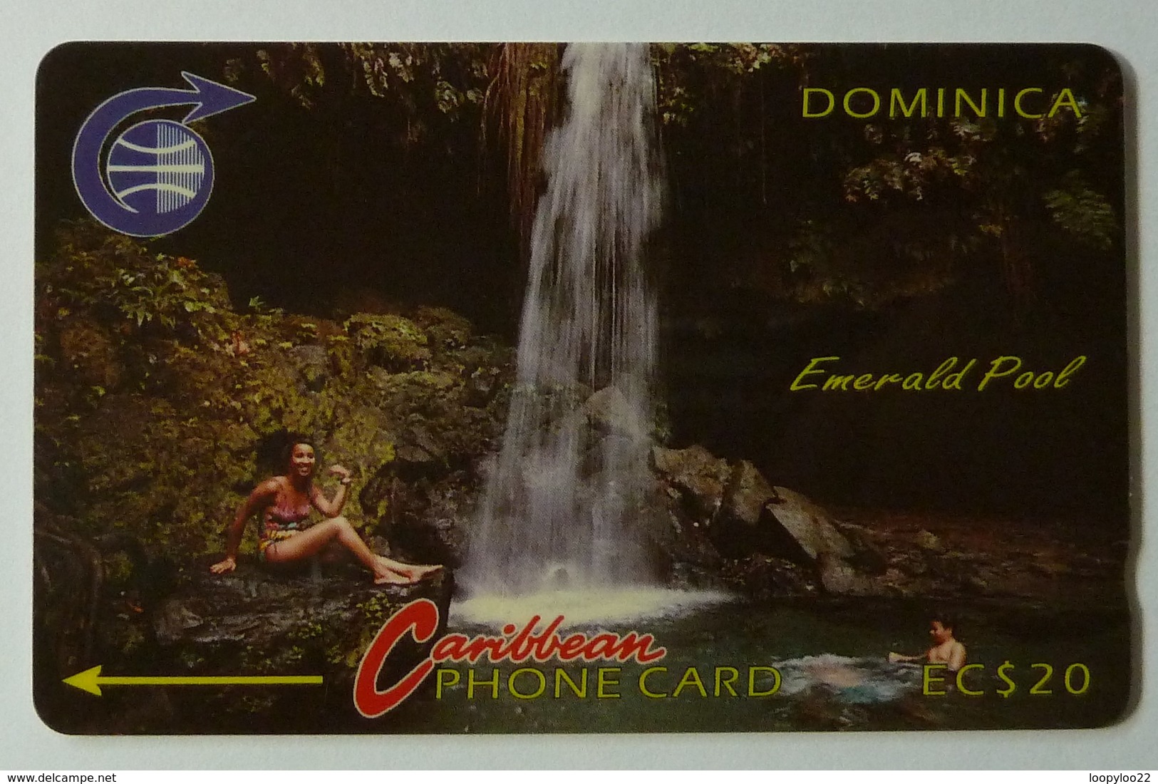 DOMINICA - GPT - 3CDMB - $20 - DOM-3B - Emerald Pool - Mint - Dominica