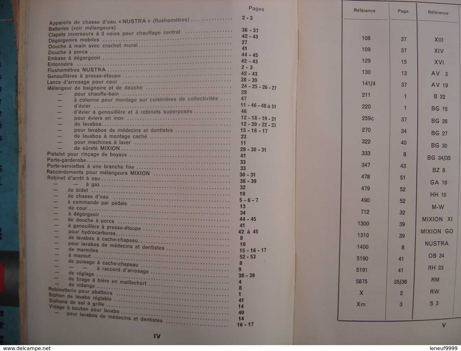 1959 Catalogue Robinet NUSSBAUM ROBINETTERIE Strasbourg Loft Industrie Industriel - Bricolage / Technique