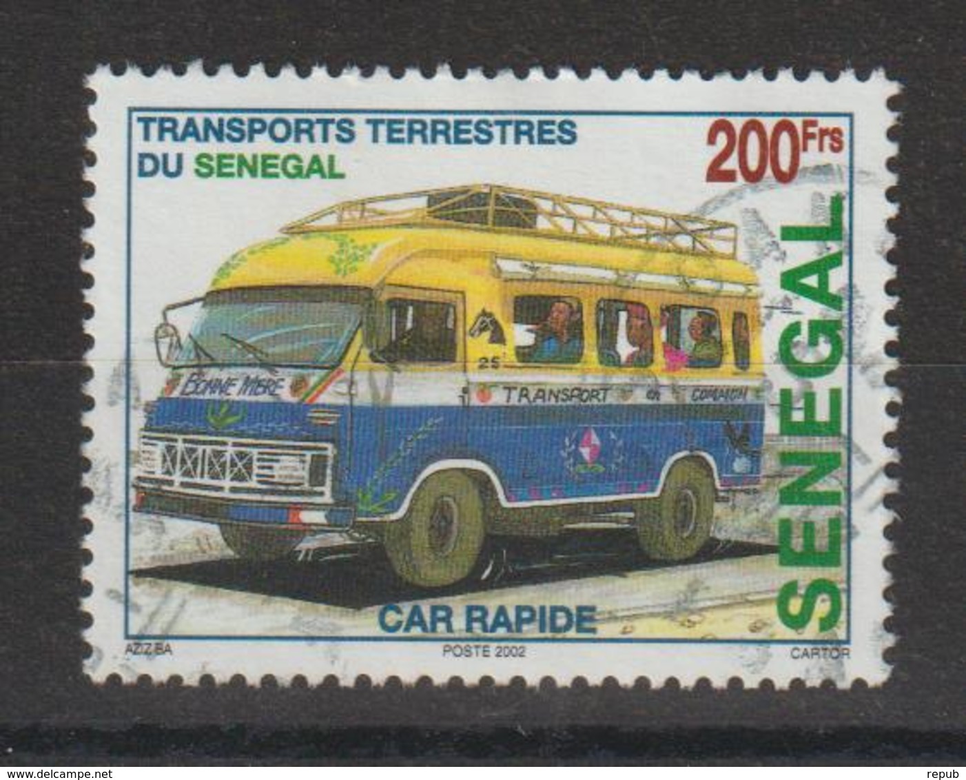 Sénégal 2004 Car Rapide 1724E Oblit. Used - Senegal (1960-...)