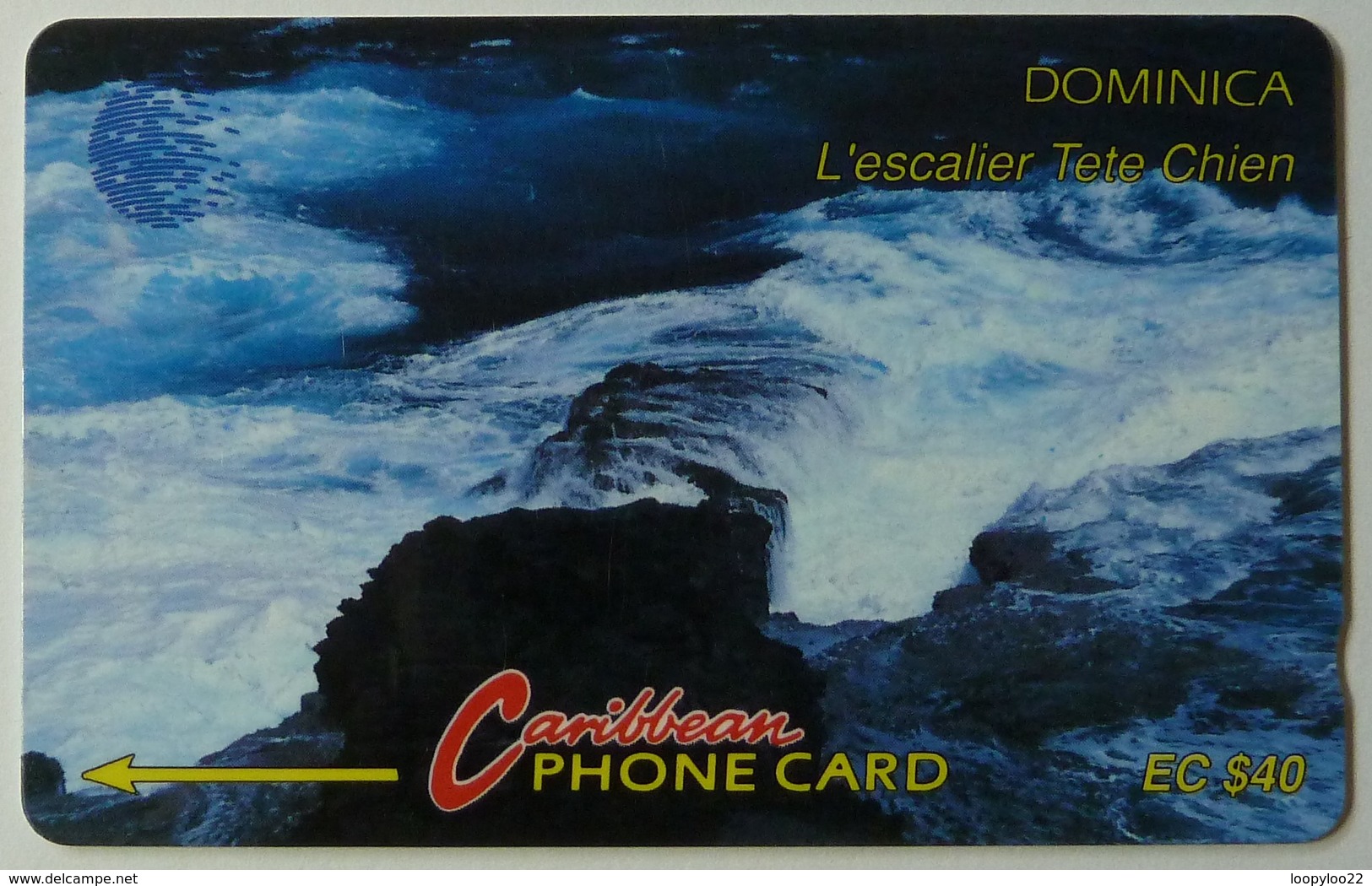 DOMINICA - GPT - 6CDMC - $40 - DOM-6C - Escalier Tete Chien - Used - Dominica