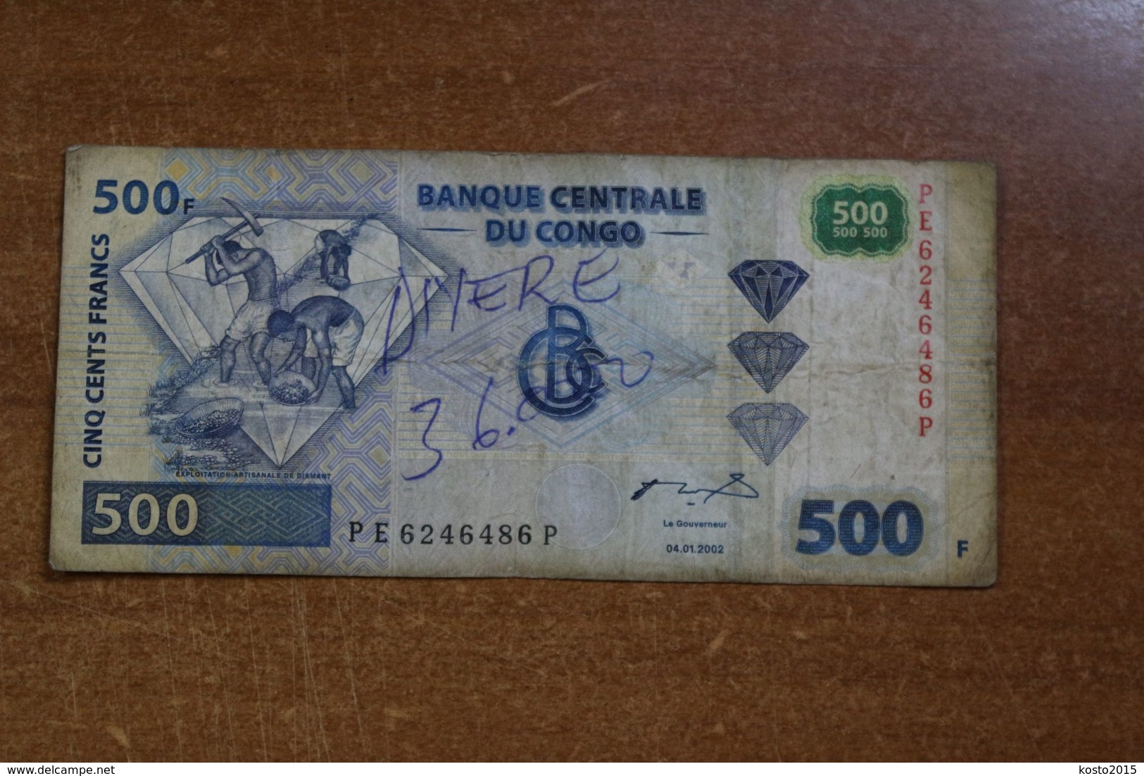 Congo 500 Francs - República Del Congo (Congo Brazzaville)