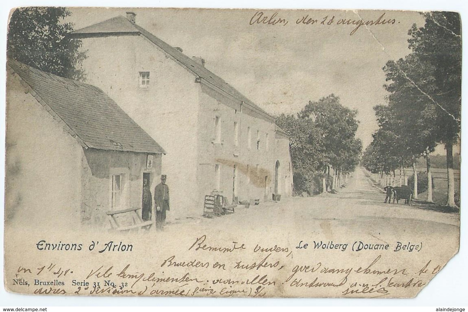 Aarlen - Arlon - Environs D'Arlon - Le Wolberg (Douane Belge) - Nels Serie 31 No 32 - 1903 - Arlon