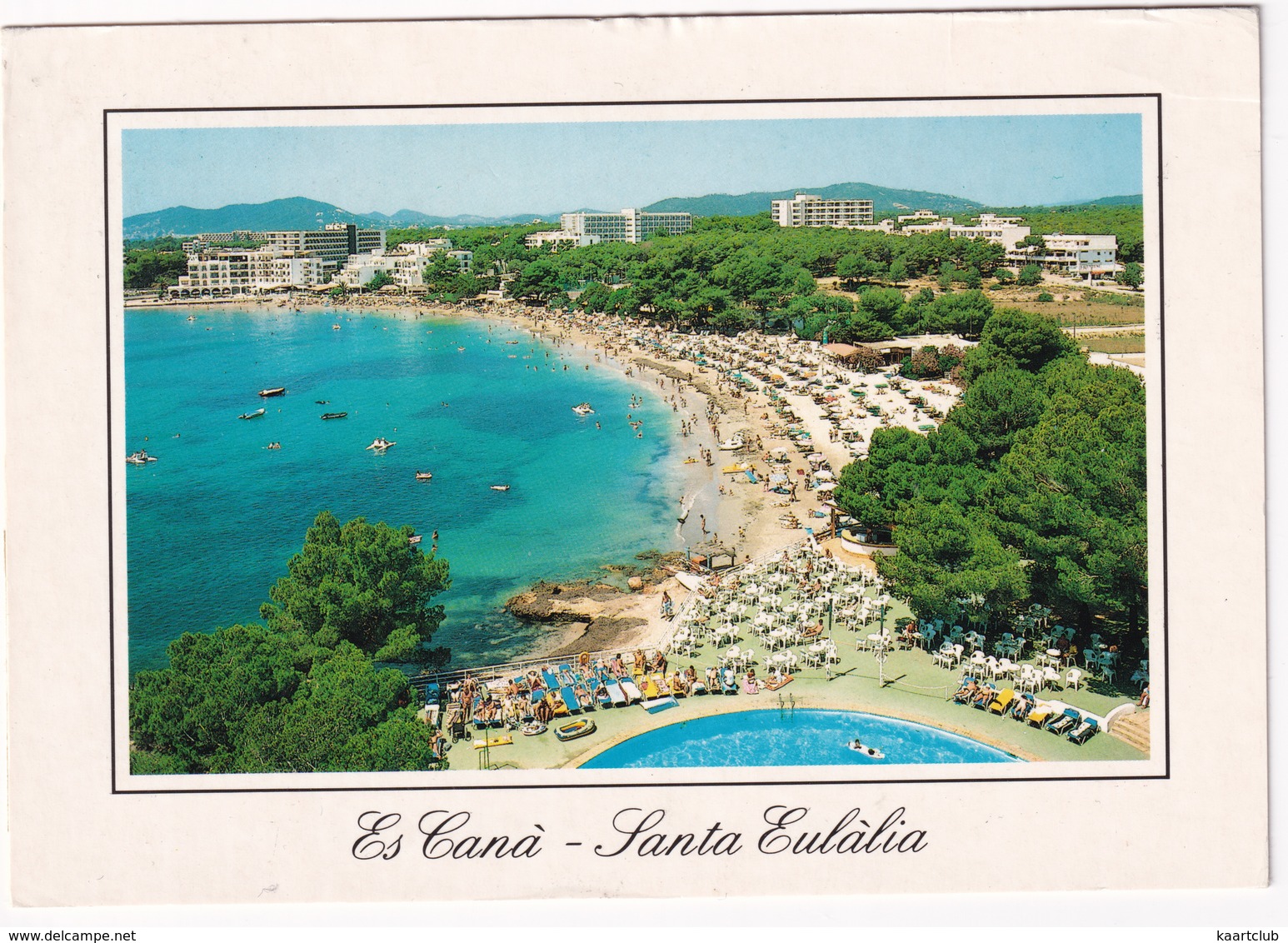 Ibiza - Santa Eulalia: Playa Es Caná - Piscina/Piscine/Swimmingpool - Ibiza