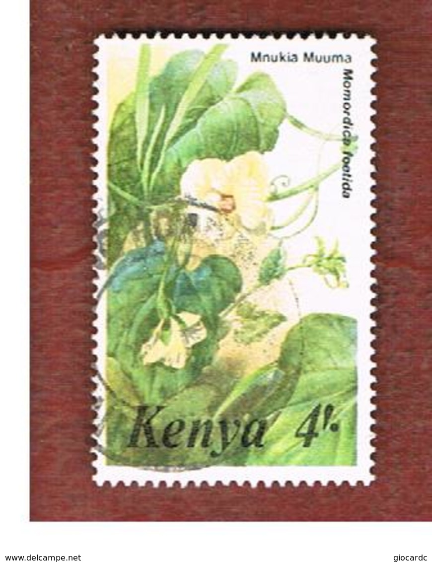 KENYA  - SG 267b   -  1985  FLOWERS: MORMODICA FOETIDA   -  USED° - Kenia (1963-...)