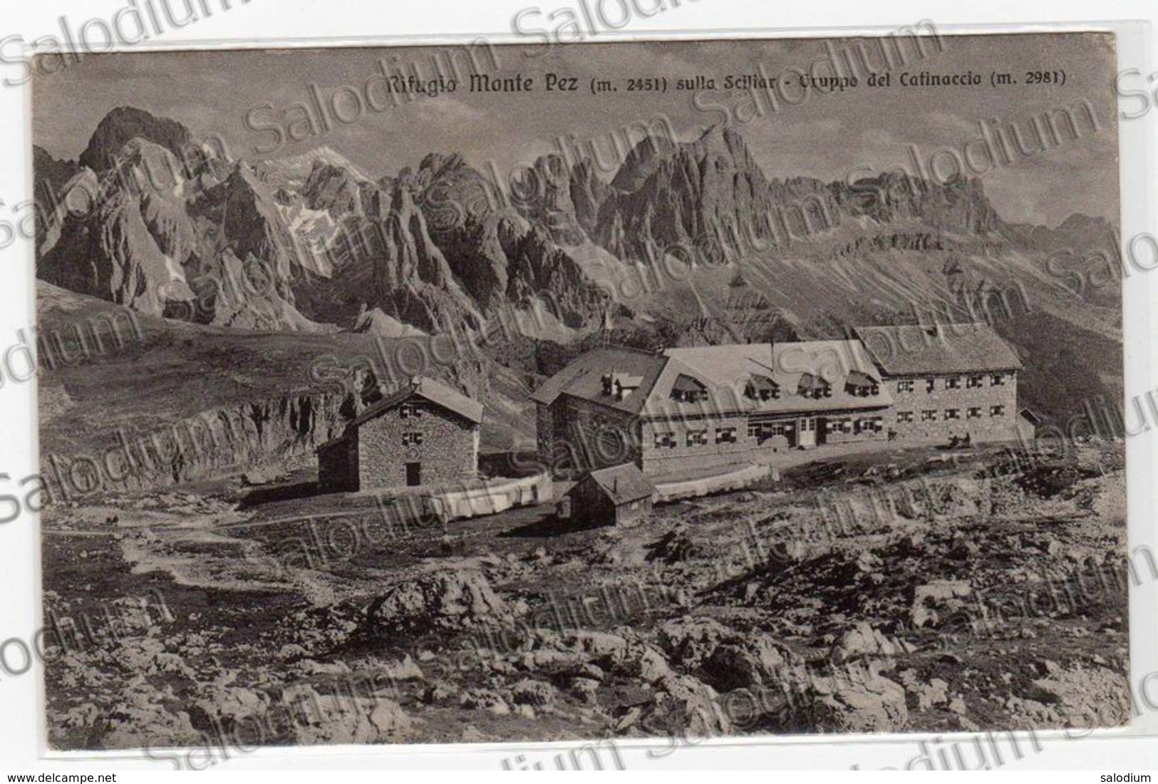 Rifugio Monte Pez - Sullo Scillar - Gruppo Del Cattinaccio Bolzano Trento Belluno - Bolzano