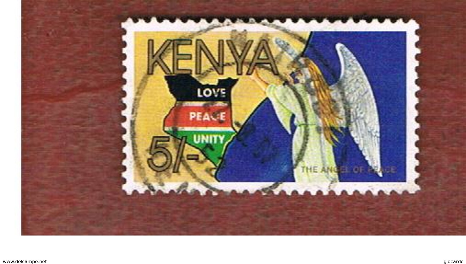 KENYA  - SG 401   -  1986  CHRISTMAS: PEACE ANGEL   -  USED° - Kenia (1963-...)