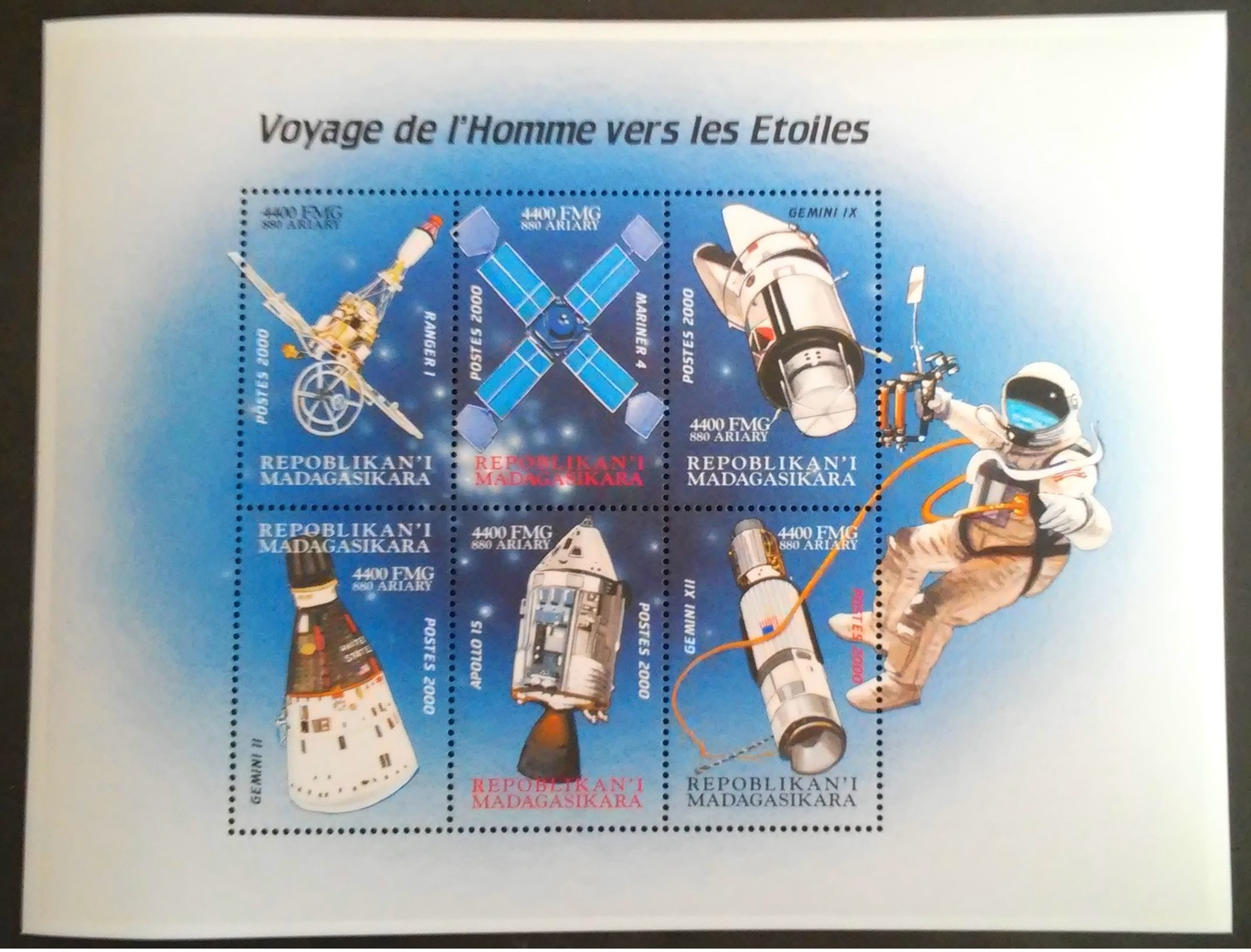 Madagascar 2000** Space Exploration ,MNH  [13;20] - Sonstige & Ohne Zuordnung