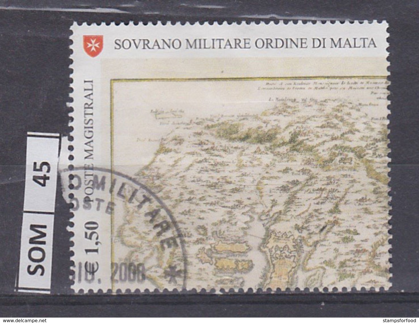 SOVRANO ORDINE DI MALTA   2008	Mappa, Usato - Altri - Europa