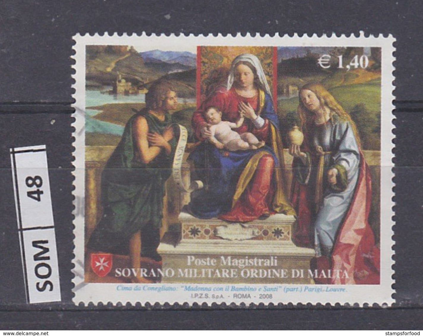 SOVRANO ORDINE DI MALTA   2008	San Giovanni Battista 1,40, Usato - Altri - Europa