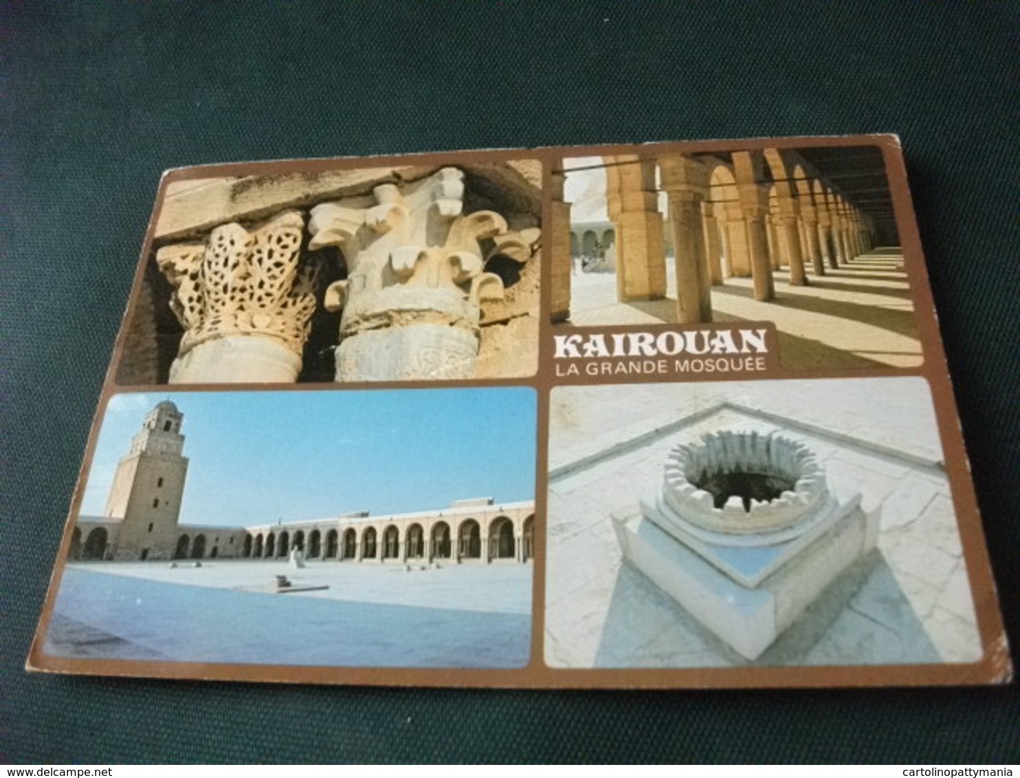 STORIA POSTALE  FRANCOBOLLO TUNISIA KAIROUAN LA GRANDE MOSCHEA MOSQUEE - Tunisia