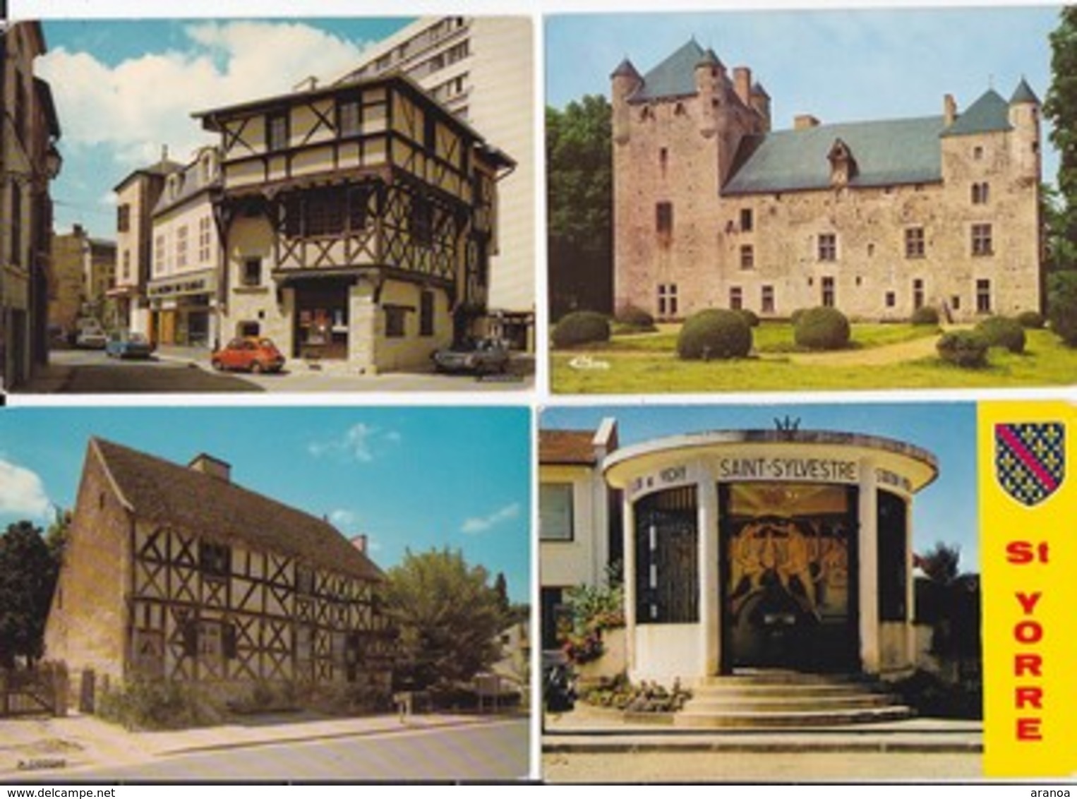 03 -- Allier -- Lot de 81 cartes