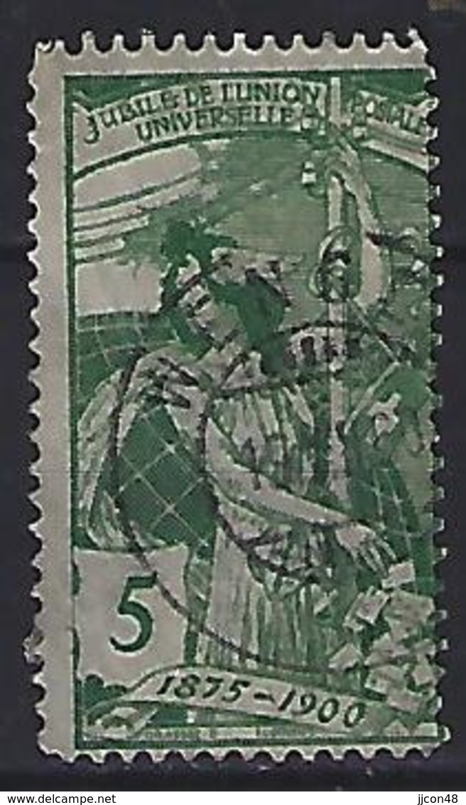 Switzerland 1900 25th Ann. Of UPU  Mi.71 (Plate 1) - Used Stamps