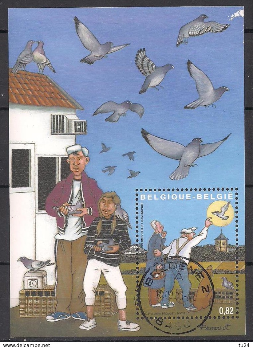 Belgien  (2003)  Mi.Nr.  Block 88 Gest. / Used  (3bl-02.03) - Gebraucht