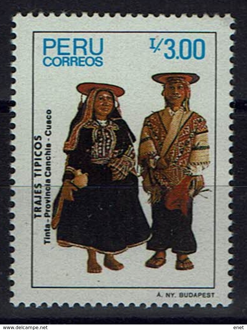 Peru 1986 - Trachten  Folk Costume - MiNr 1331 - Kostüme