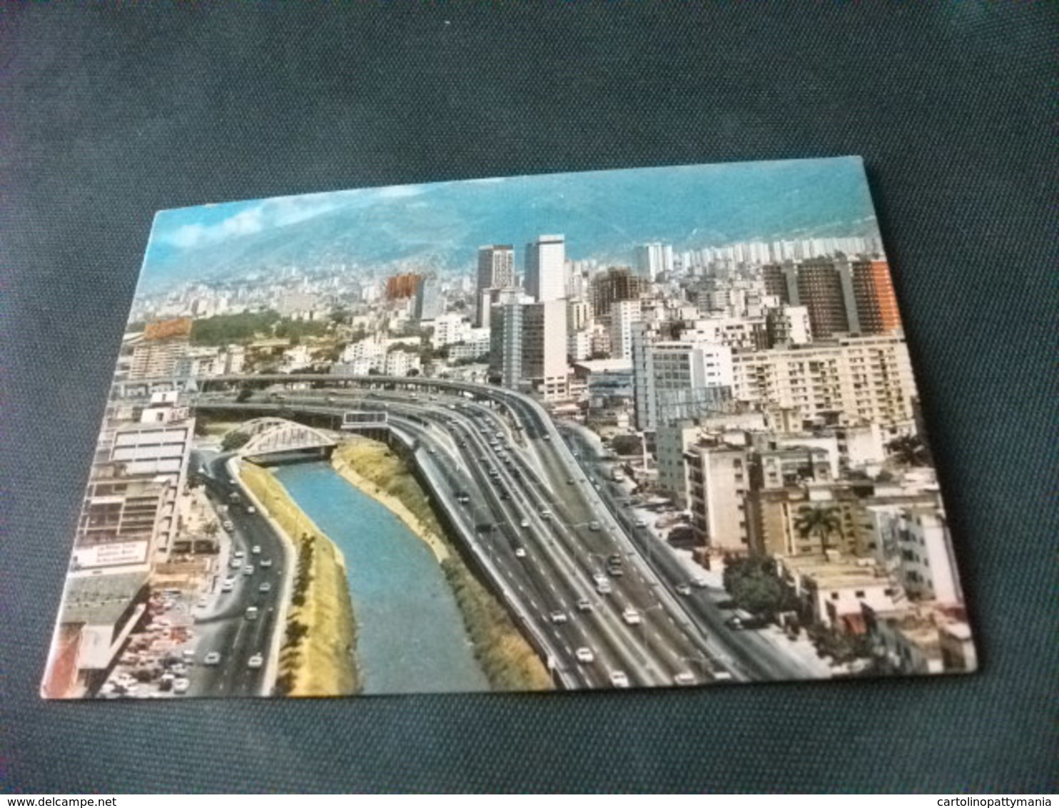 STORIA POSTALE  FRANCOBOLLO VENEZUELA AUTOPISTA DEL ESTE CITY HIGHWAY CARACAS - Venezuela