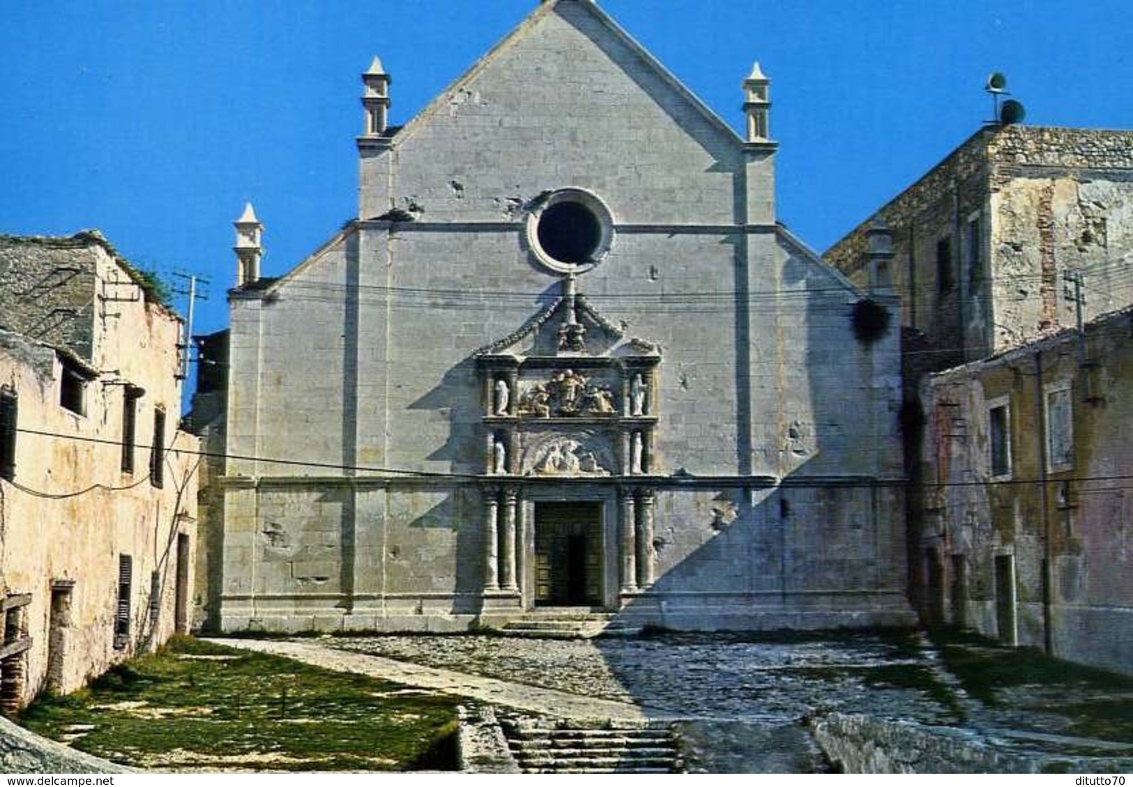 Isole Tremiti - Isola Di S.nicola - La Cattedrale - Formato Grande Non Viaggiata – E 13 - Foggia