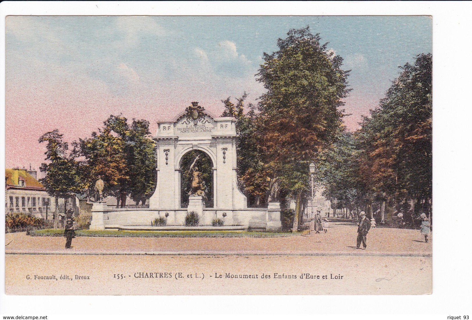 155 - CHARTRES - Le Monument Des Enfants D'Eure Et Loir - Chartres