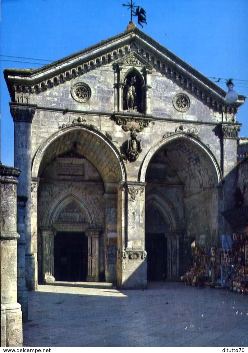 Monte S.angelo - Foggia - Basilica Di S.michele - La Facciata - Formato Grande Non Viaggiata – E 13 - Foggia