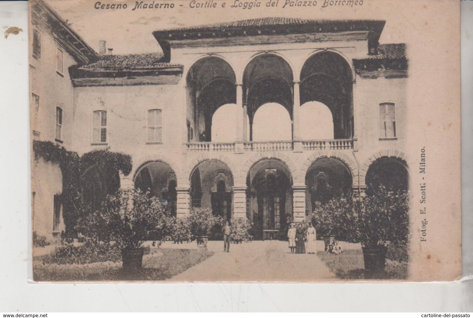 CESANO MADERNO MONZA BRIANZA PALAZZO BORROMEO ANIMATA 1909 - Monza