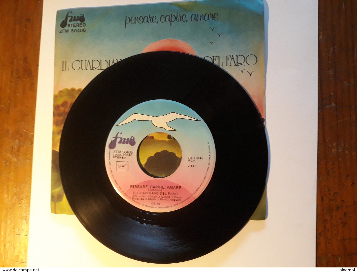 Guardiano Del Faro  -   Pensare, Capire, Amare   -  Anno 1976.- Ed. Fma - Soul - R&B