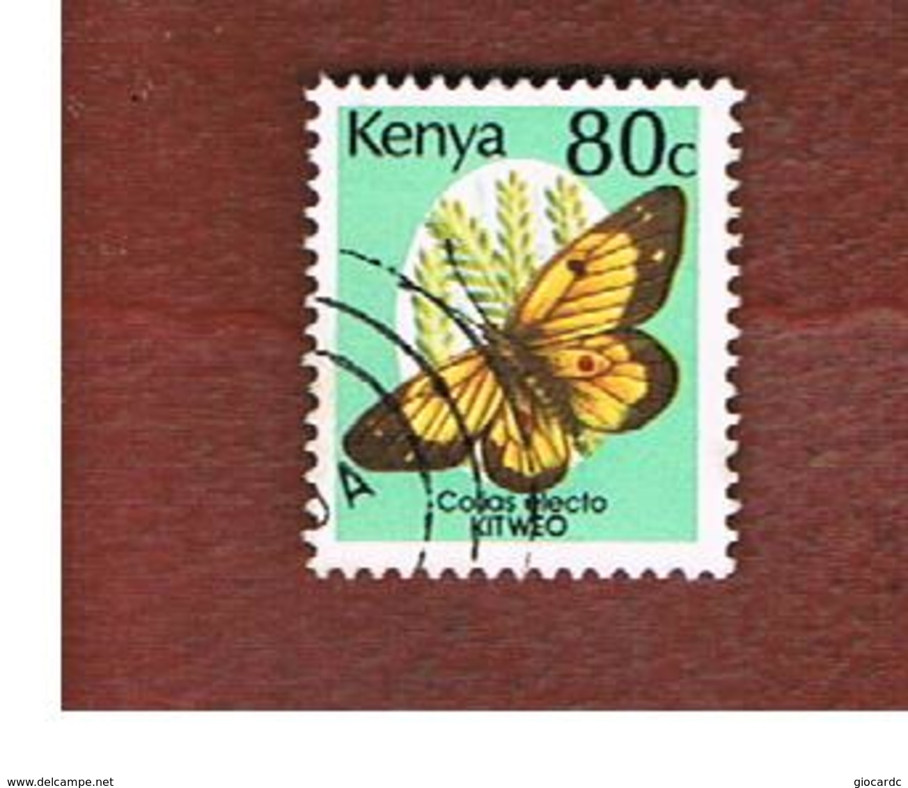 KENYA  -  SG 439  -   1988  BUTTERFLIES: COLIAS ELECTO -  USED° - Kenia (1963-...)