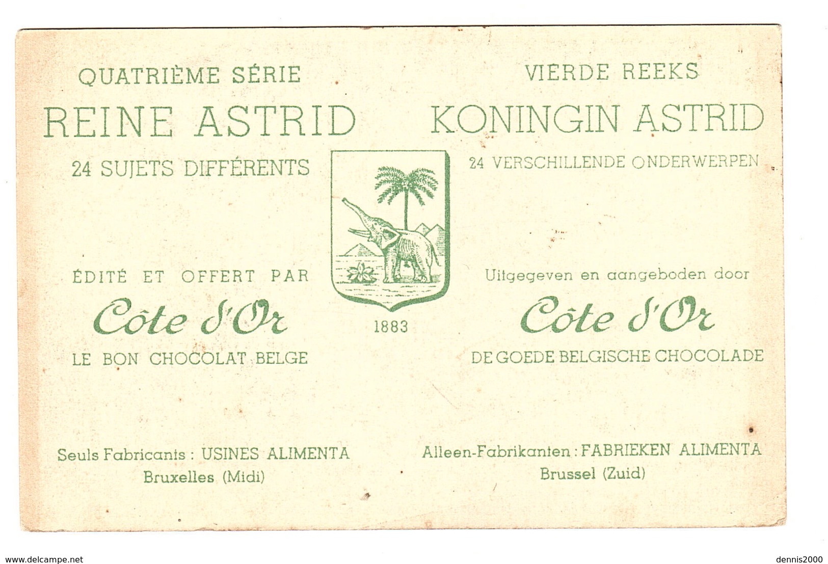 23 - L' Inauguration à Kussnacht De La Chapelle - Reine Astrid De Belgique - 1936 - Ed. Chocolat COTE D' OR - Autres & Non Classés