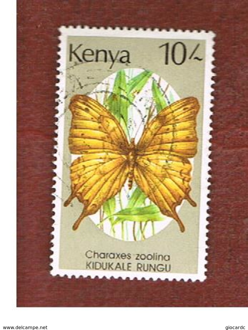 KENYA  -  SG 448  -   1988 BUTTERFLIES: CHARAXES ZOOLINA -  USED° - Kenia (1963-...)