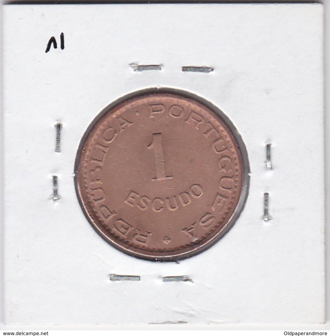 PORTUGUESE ANGOLA COIN - 1 ESCUDO 1974 - Angola