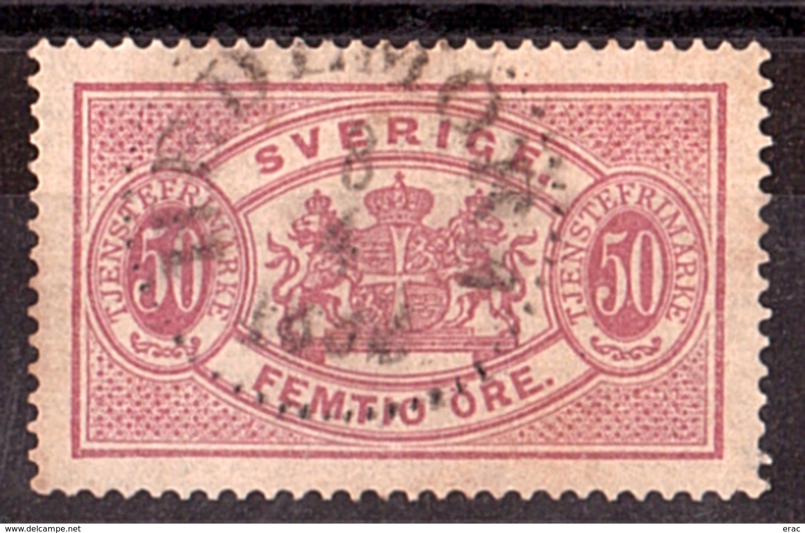 Suède - 1881/96 - Timbre De Service N° 10 - Dentelé 13 - Oficiales