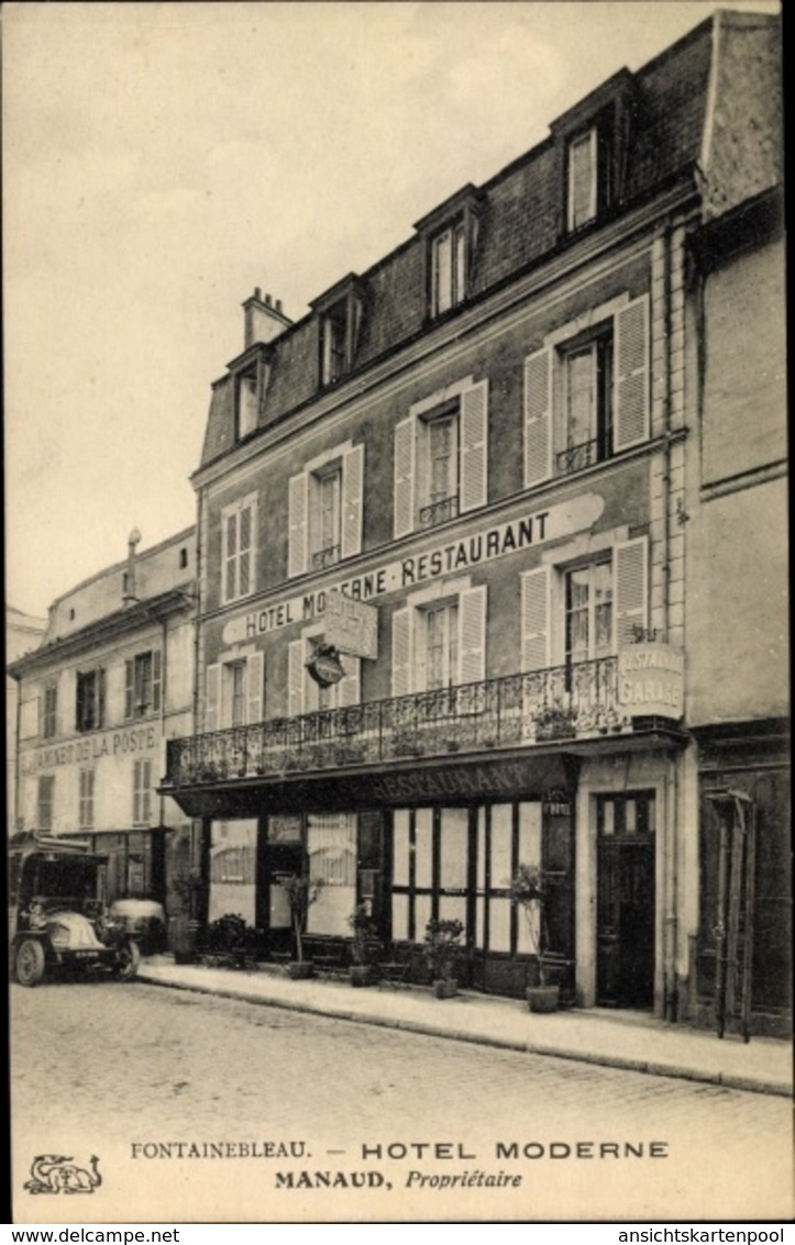 Cp Fontainebleau Seine Et Marne, Hotel Moderne - Autres & Non Classés