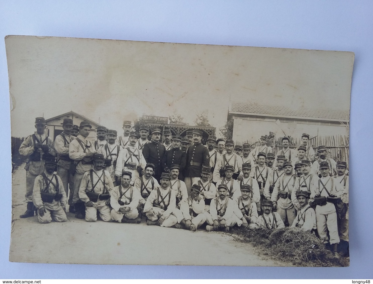 CPA 1912 Photo Groupe De Militaires 144 ème Régiment - Regiments