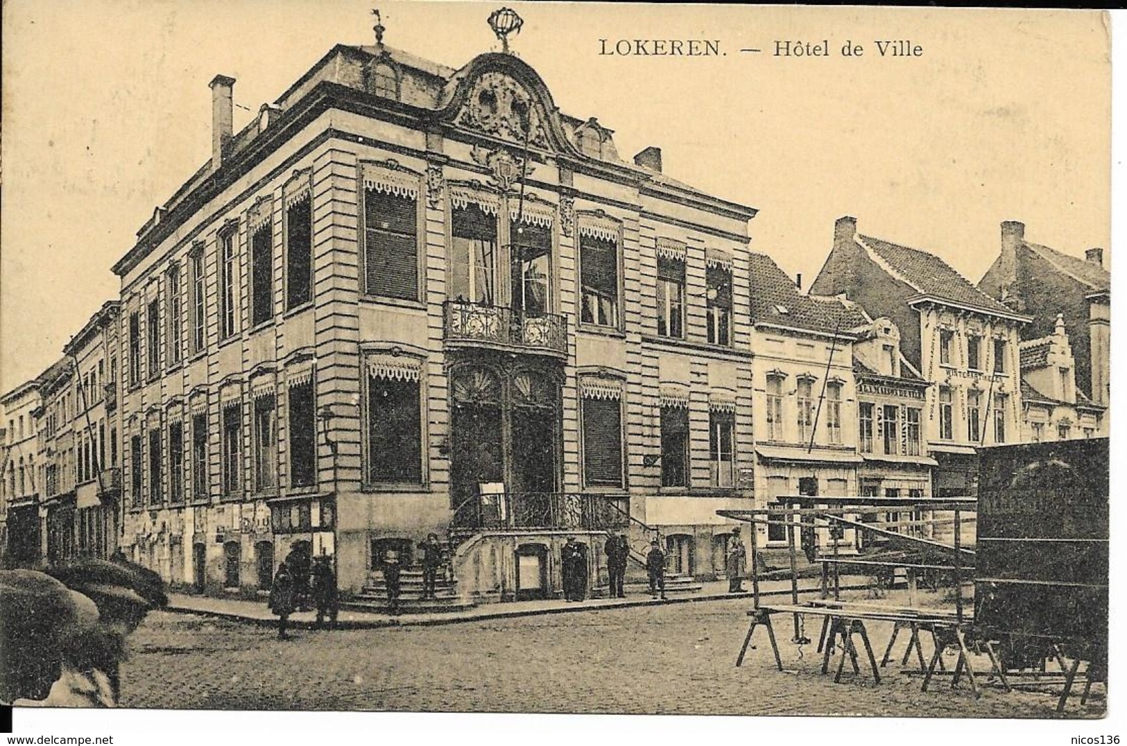 LOKEREN  HOTEL DE VILLE ECRITE - Lokeren