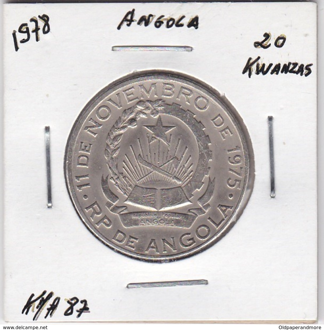 ANGOLA COIN - 20 KWANZAS 1978 - Angola