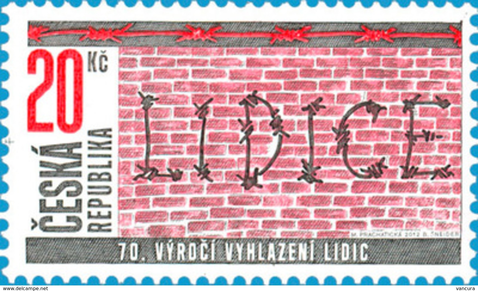 ** 722-3 Czech Republic Lidice And Lezaky 2012 - 2. Weltkrieg