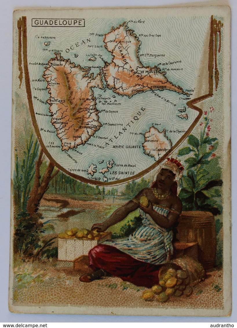 Belle Chromo Colonie Française Guadeloupe Les Saintes Marie Galante - Otros & Sin Clasificación