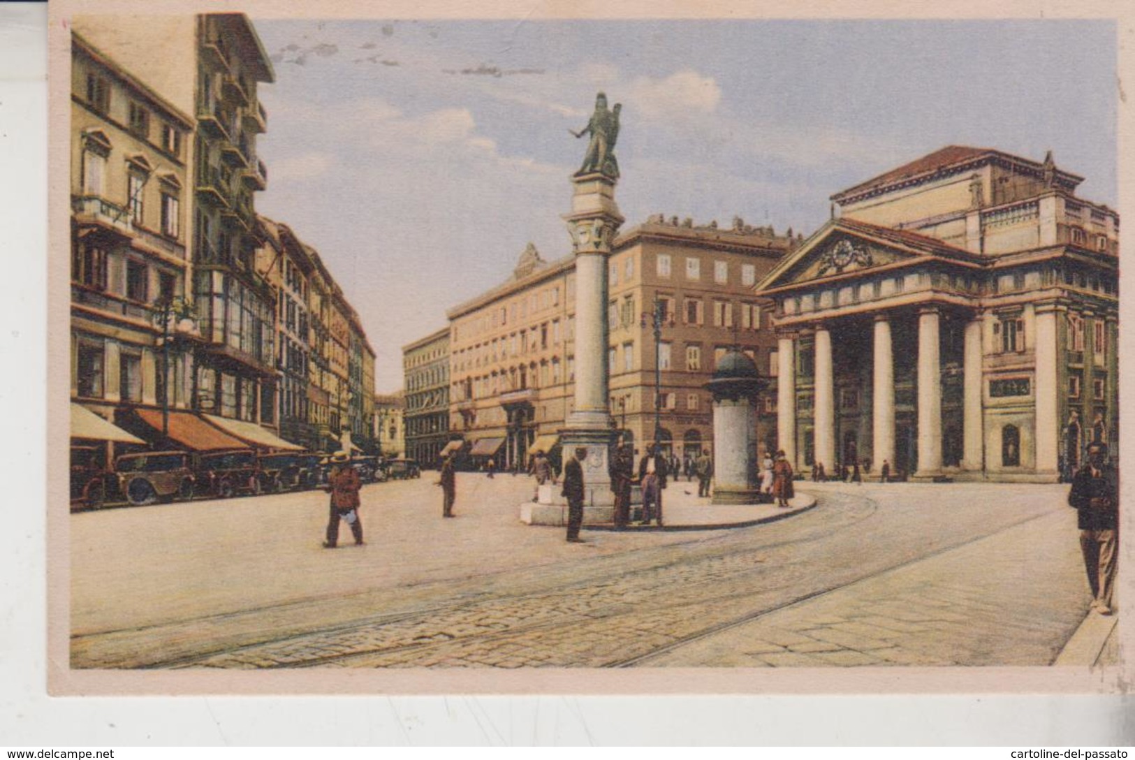 TRIESTE  PIAZZA DELLA BORSA  NICE STAMP  1934 - Trieste