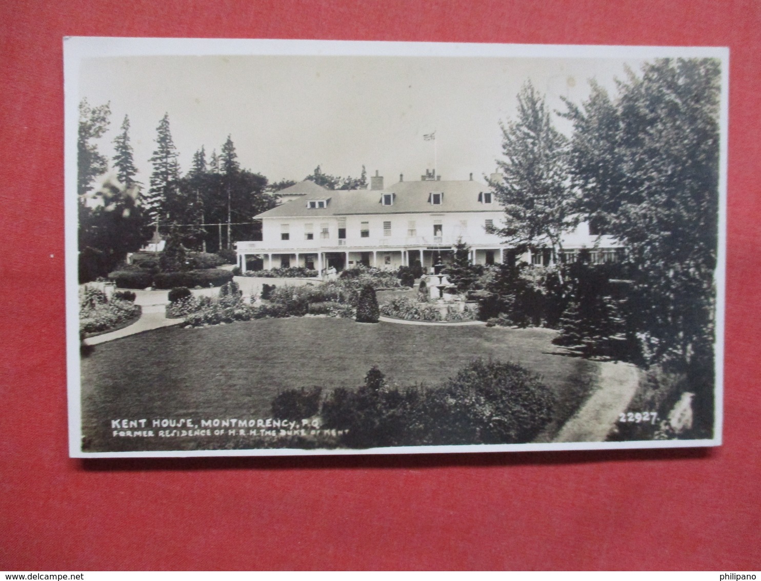 Canada > Quebec > Montmorency  Kent House  RPPC   Ref    3554 - Chutes Montmorency