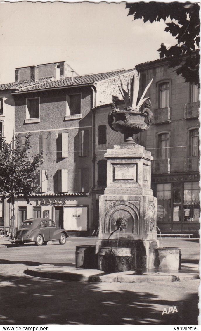 PRADES-PIRENEI ORIENTALI-PLACE DE LA REPUBLIQUE-CARTOLINA VERA FOTOGRAFIA-NON VIAGGIATA - Prades