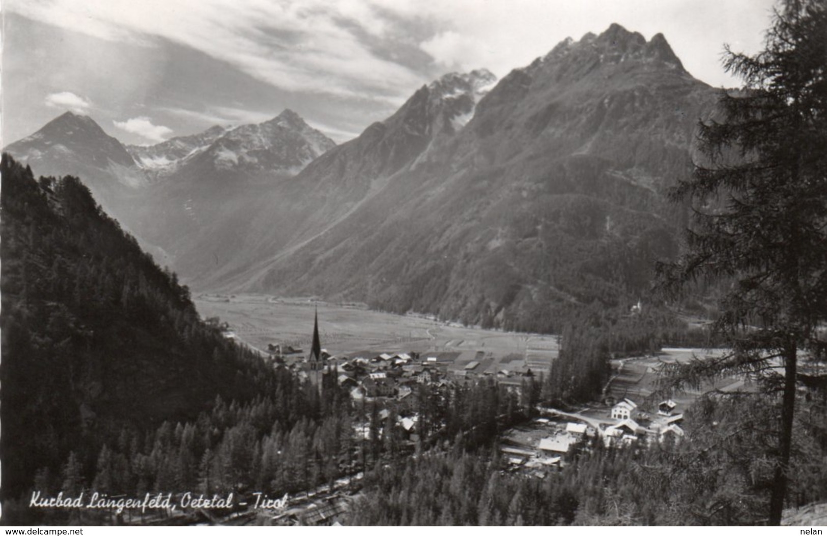 KURBAD LANGENFELD-OETZTAL-TIROL-REAL PHOTO- VIAGGIATA 1950 - Längenfeld